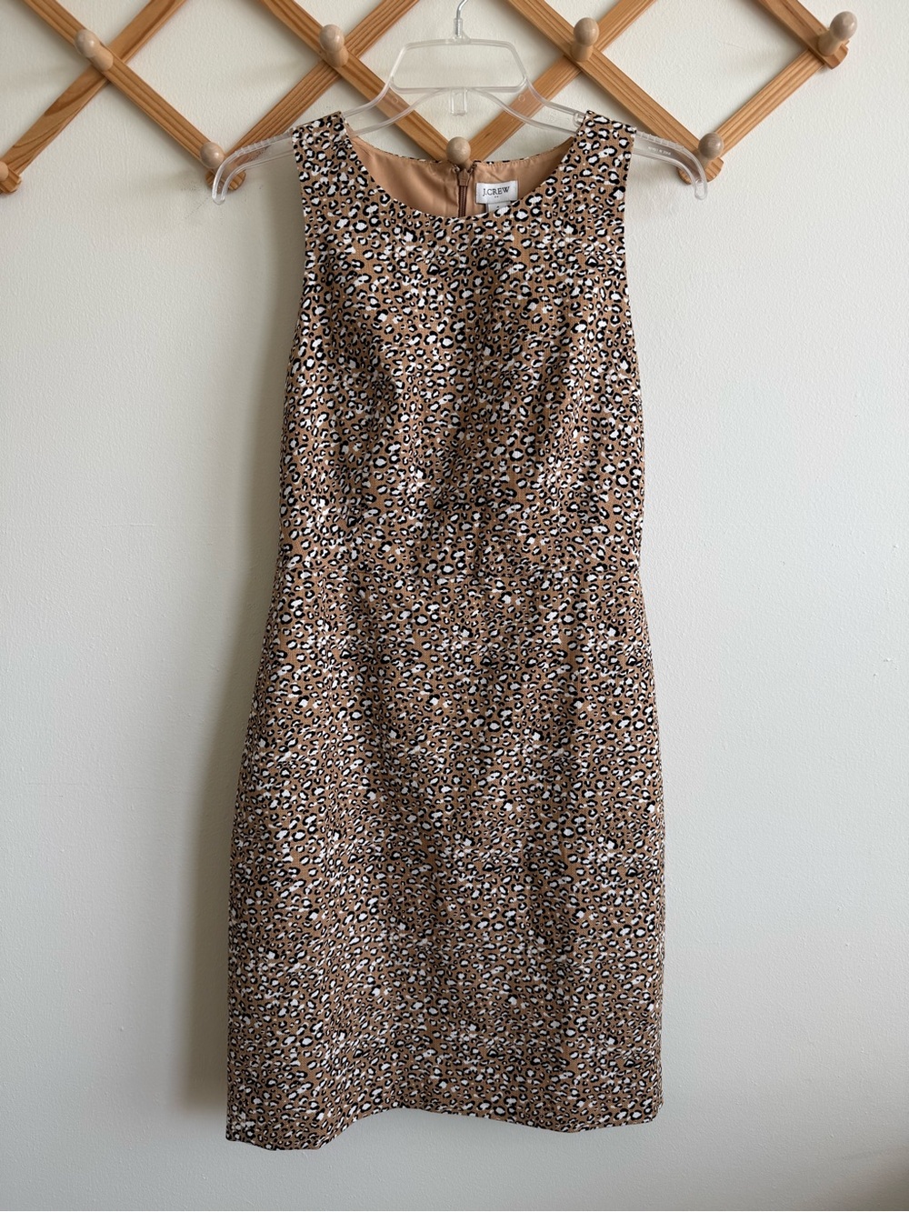 J.Crew leopard Print Sheath Dress